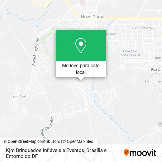 Kjm Brinquedos Infláveis e Eventos mapa
