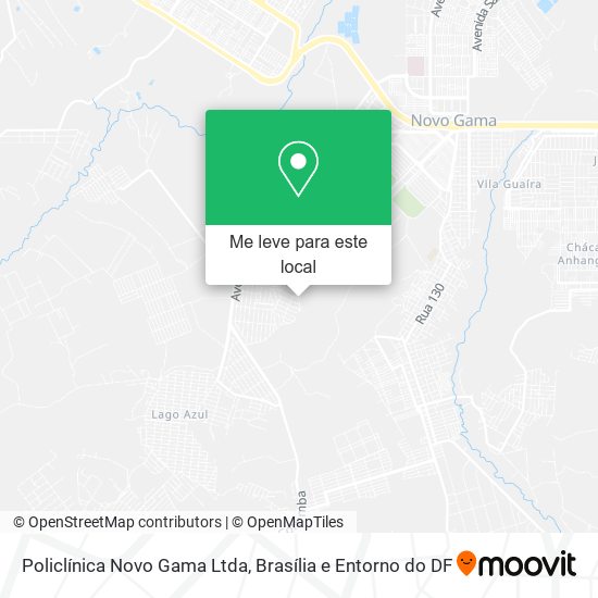 Policlínica Novo Gama Ltda mapa