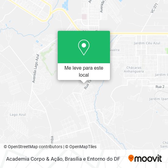 Academia Corpo & Ação mapa