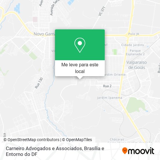 Carneiro Advogados e Associados mapa
