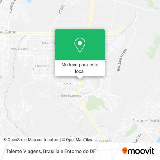 Talento Viagens mapa