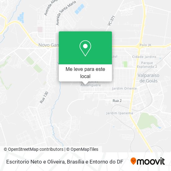 Escritorio Neto e Oliveira mapa
