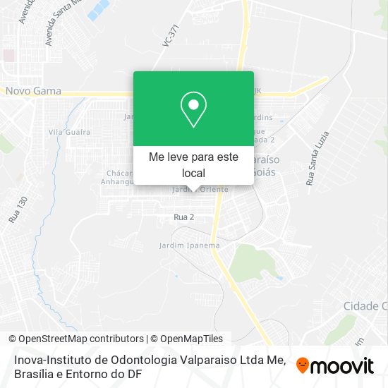 Inova-Instituto de Odontologia Valparaiso Ltda Me mapa