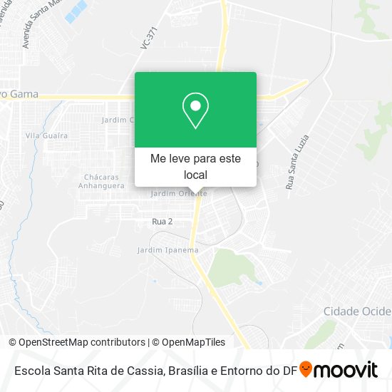 Escola Santa Rita de Cassia mapa