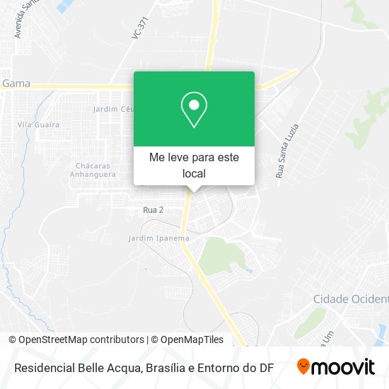 Residencial Belle Acqua mapa