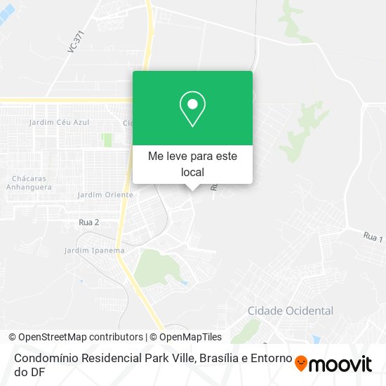 Condomínio Residencial Park Ville mapa