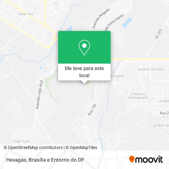 Hexagás mapa