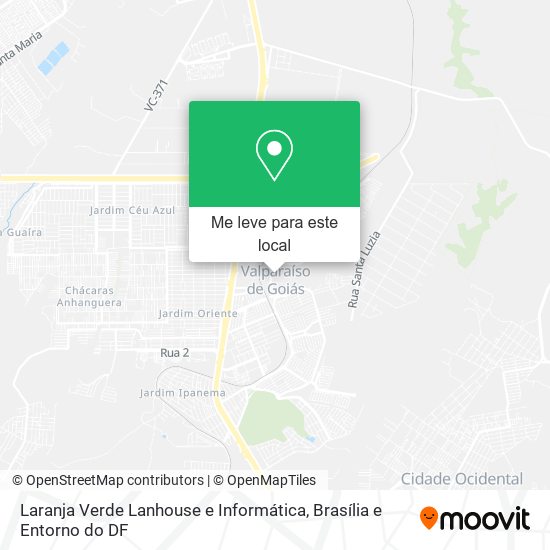 Laranja Verde Lanhouse e Informática mapa