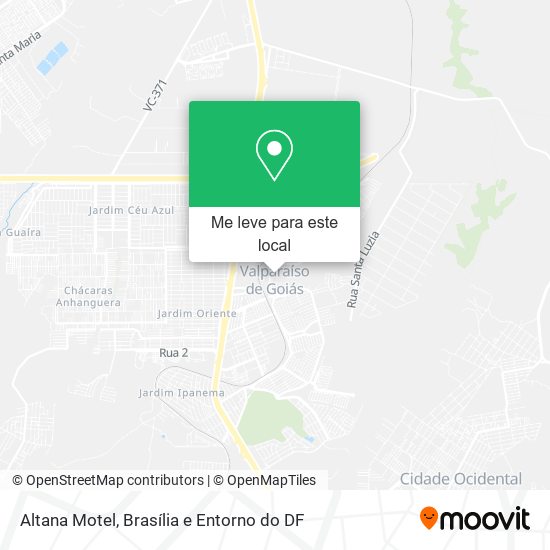 Altana Motel mapa
