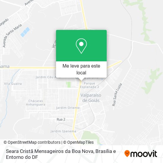 Seara Cristã Mensageiros da Boa Nova mapa