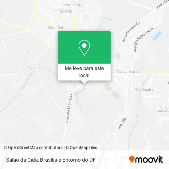Salão da Cida mapa