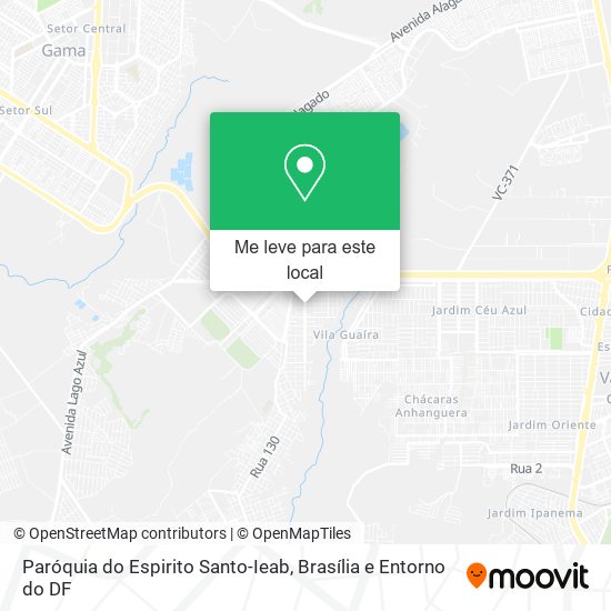 Paróquia do Espirito Santo-Ieab mapa