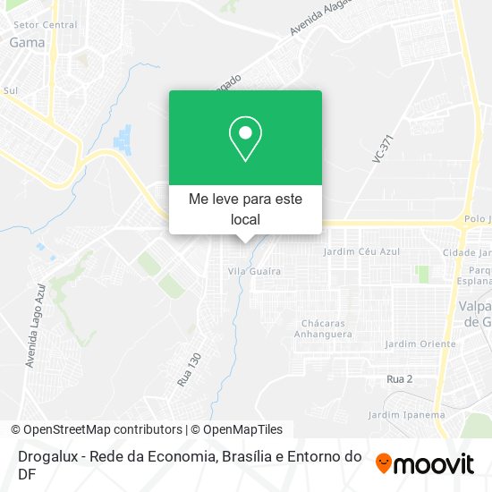 Drogalux - Rede da Economia mapa