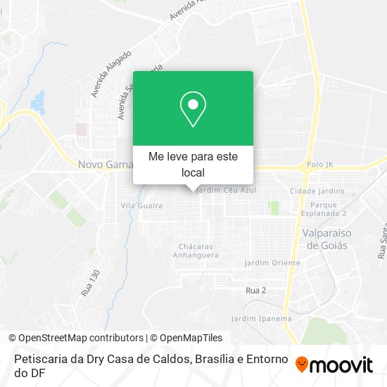 Petiscaria da Dry Casa de Caldos mapa