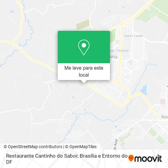 Restaurante Cantinho do Sabor mapa