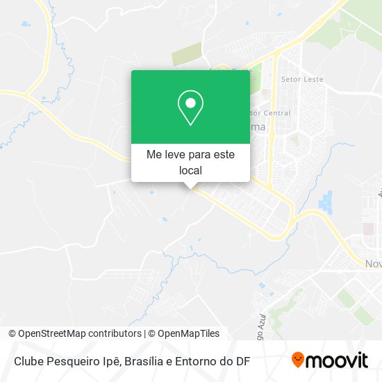 Clube Pesqueiro Ipê mapa