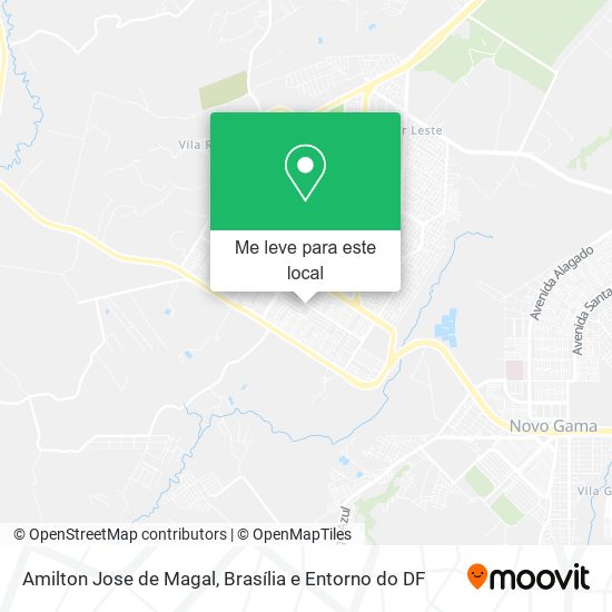 Amilton Jose de Magal mapa