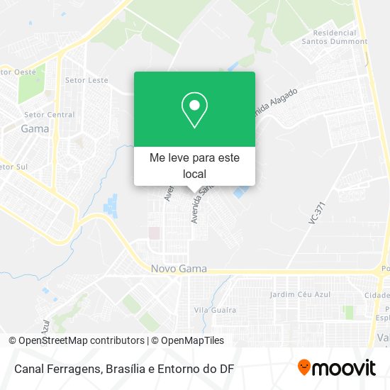 Canal Ferragens mapa