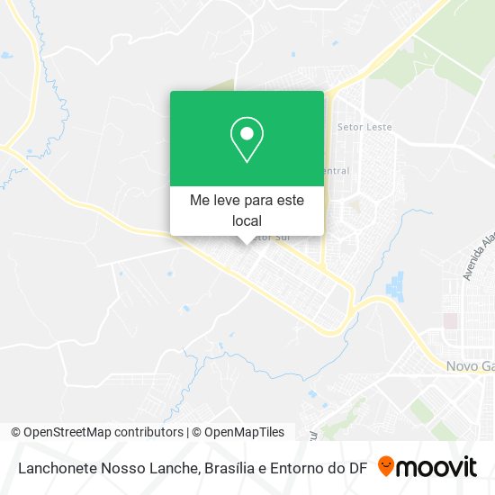 Lanchonete Nosso Lanche mapa