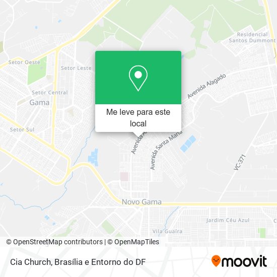Cia Church mapa