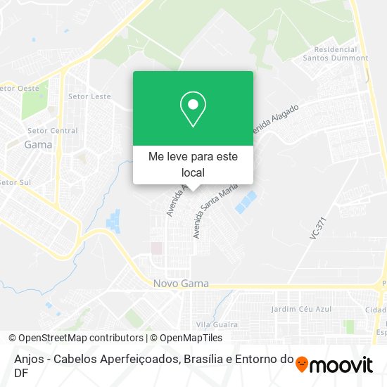 Anjos - Cabelos Aperfeiçoados mapa