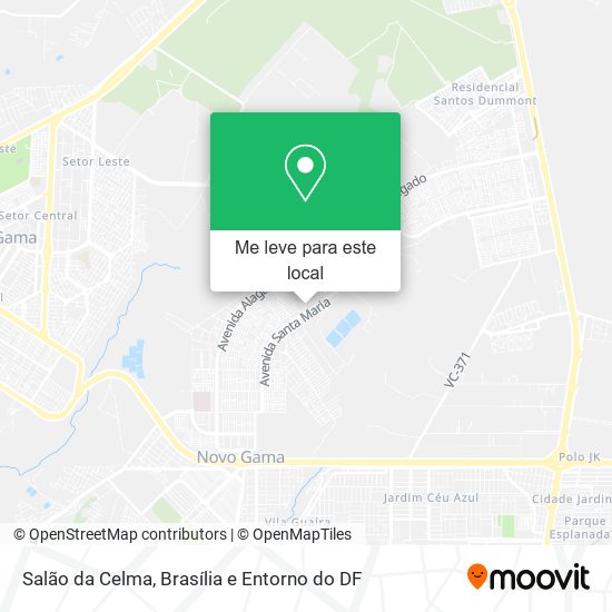 Salão da Celma mapa