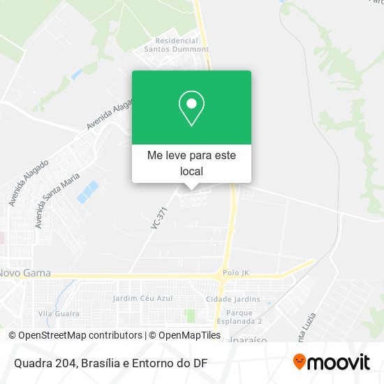 Quadra 204 mapa