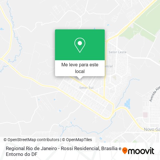 Regional Rio de Janeiro - Rossi Residencial mapa