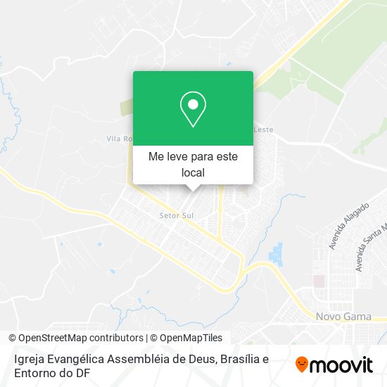 Igreja Evangélica Assembléia de Deus mapa
