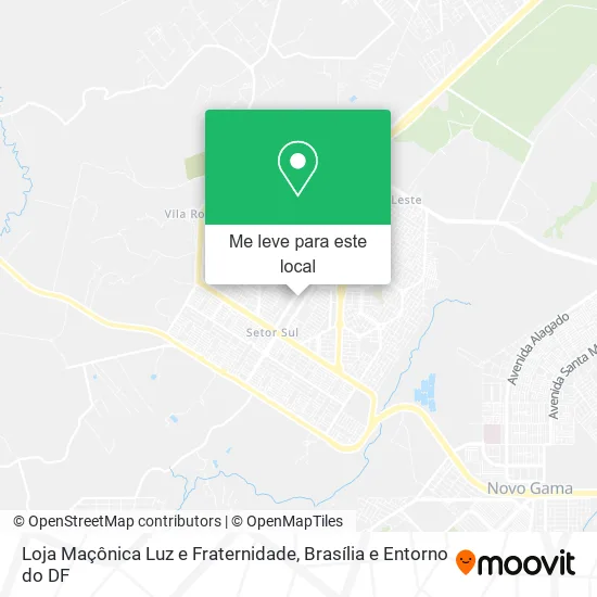 Loja Maçônica Luz e Fraternidade mapa