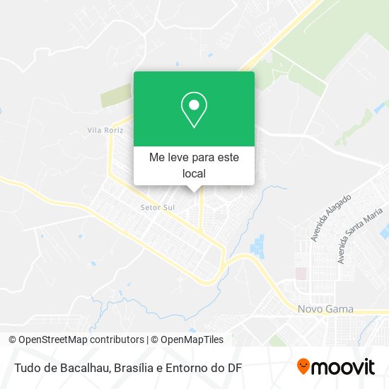 Tudo de Bacalhau mapa