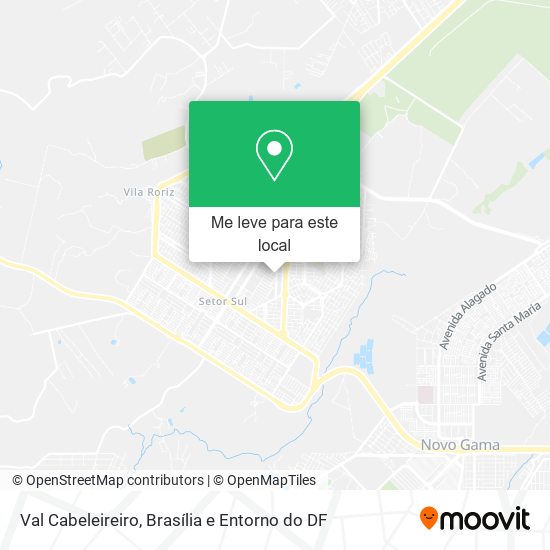 Val Cabeleireiro mapa
