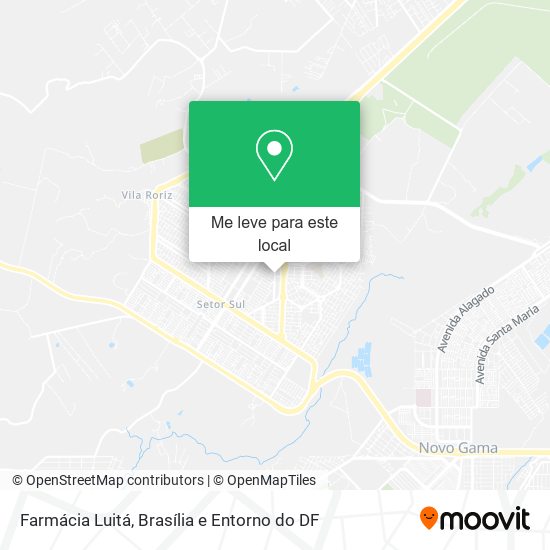 Farmácia Luitá mapa