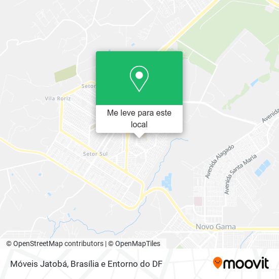 Móveis Jatobá mapa