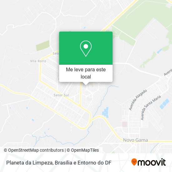 Planeta da Limpeza mapa