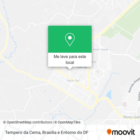 Tempero da Cema mapa