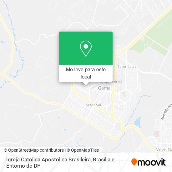 Igreja Católica Apostólica Brasileira mapa