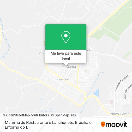 Mamma Ju Restaurante e Lanchonete mapa