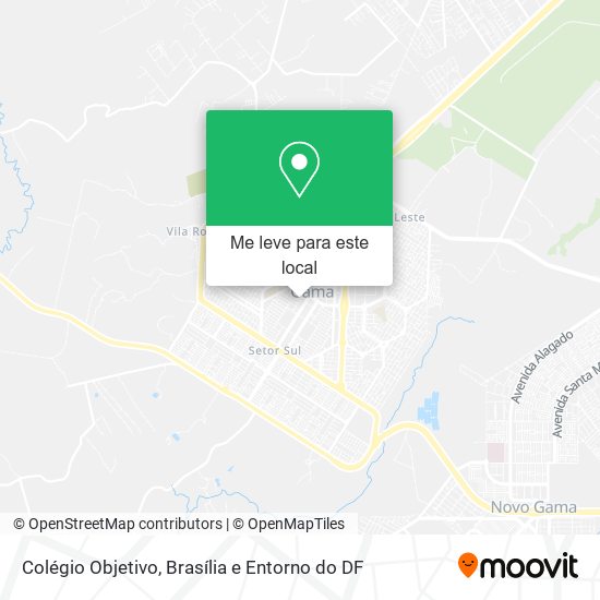 Colégio Objetivo mapa