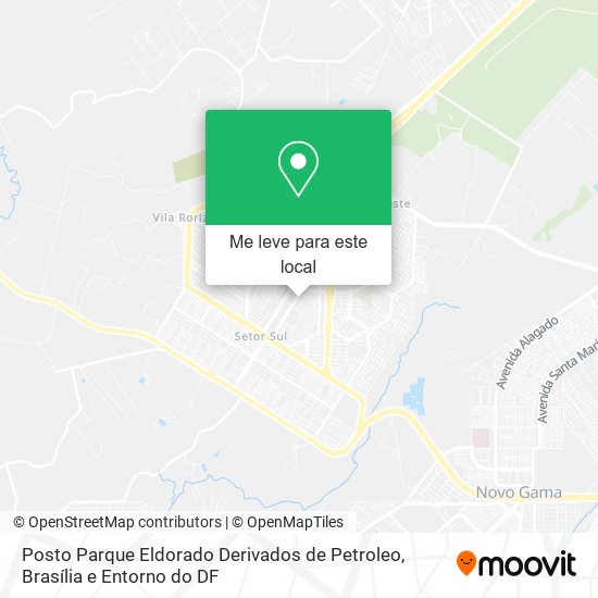 Posto Parque Eldorado Derivados de Petroleo mapa