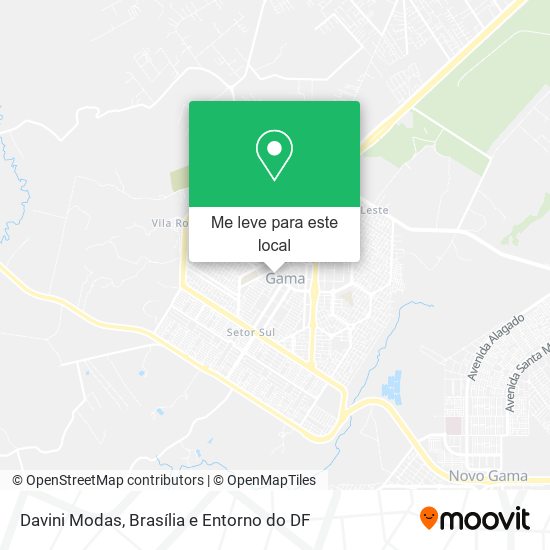 Davini Modas mapa
