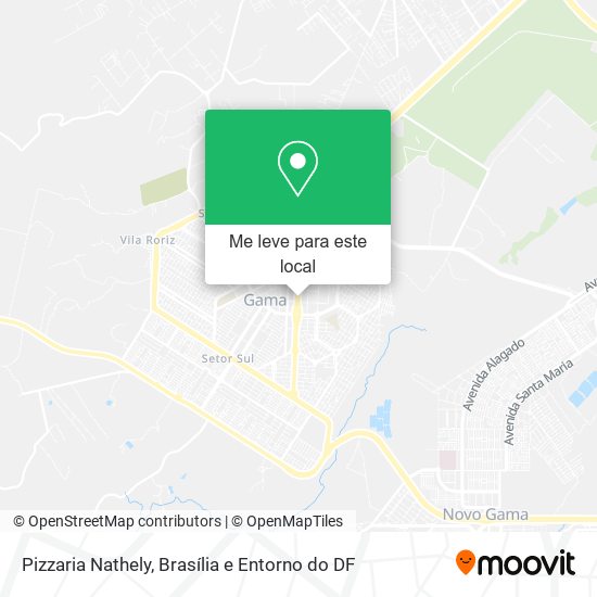 Pizzaria Nathely mapa