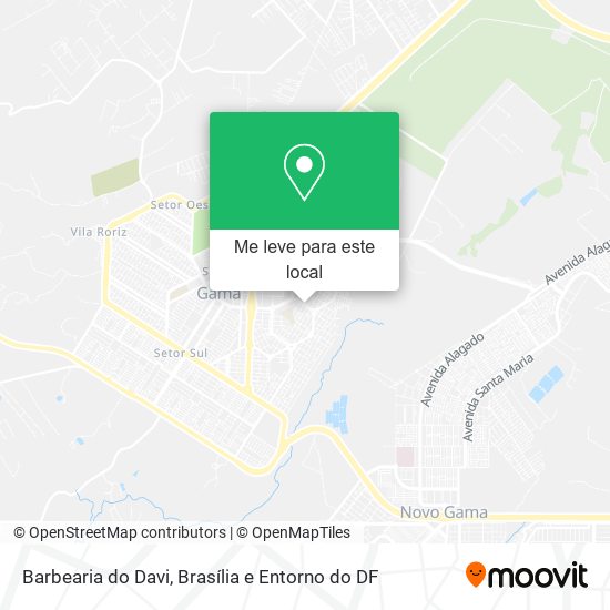 Barbearia do Davi mapa