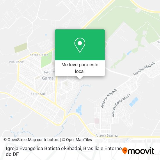 Igreja Evangélica Batista el-Shadai mapa