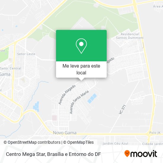 Centro Mega Star mapa