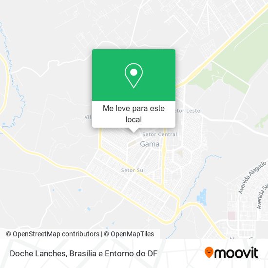 Doche Lanches mapa