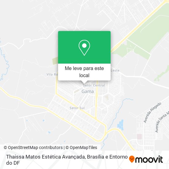 Thaissa Matos Estética Avançada mapa