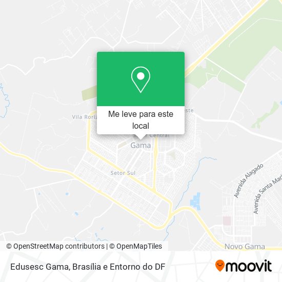 Edusesc Gama mapa