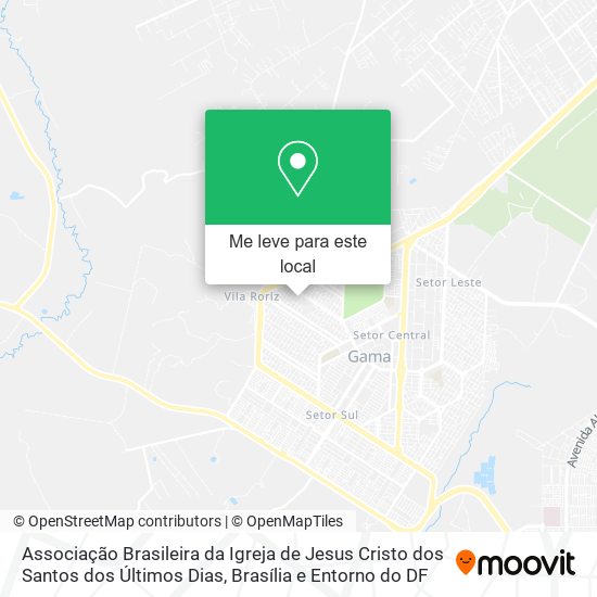 Associação Brasileira da Igreja de Jesus Cristo dos Santos dos Últimos Dias mapa