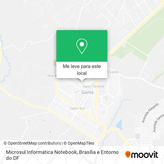 Microsul Informática Notebook mapa